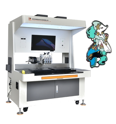 High-Precision Pop Culture Enamel Badge Filling Machine
